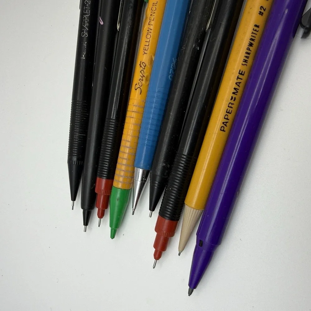 Vintage Mechanical Pencils Pack of 9